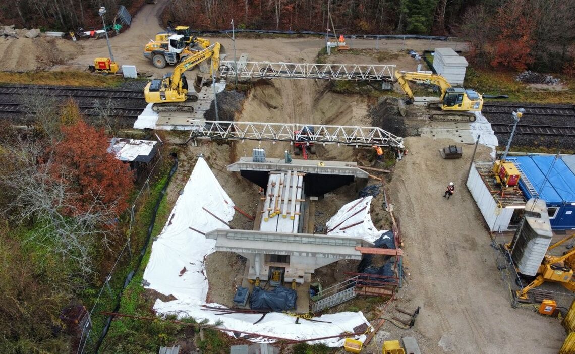 1 Abbruch Und Aushub Fuer Den Verschub Klein