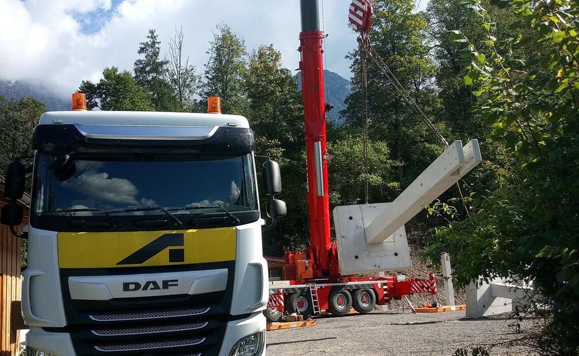 Abladen Mit Autokran