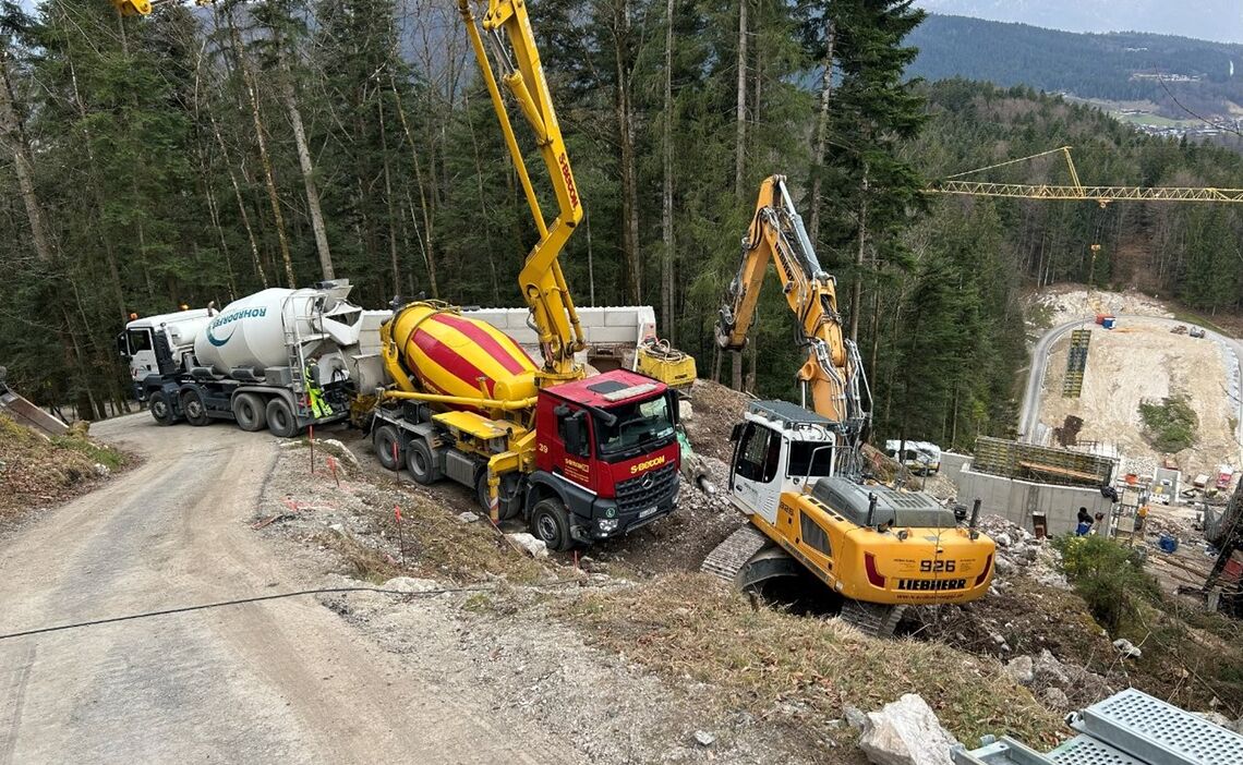 Bettonage Fundamente Bestandsturm