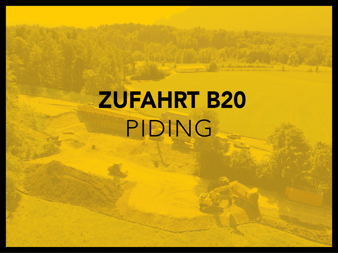 Piding Zufahrt Lebenshilfe