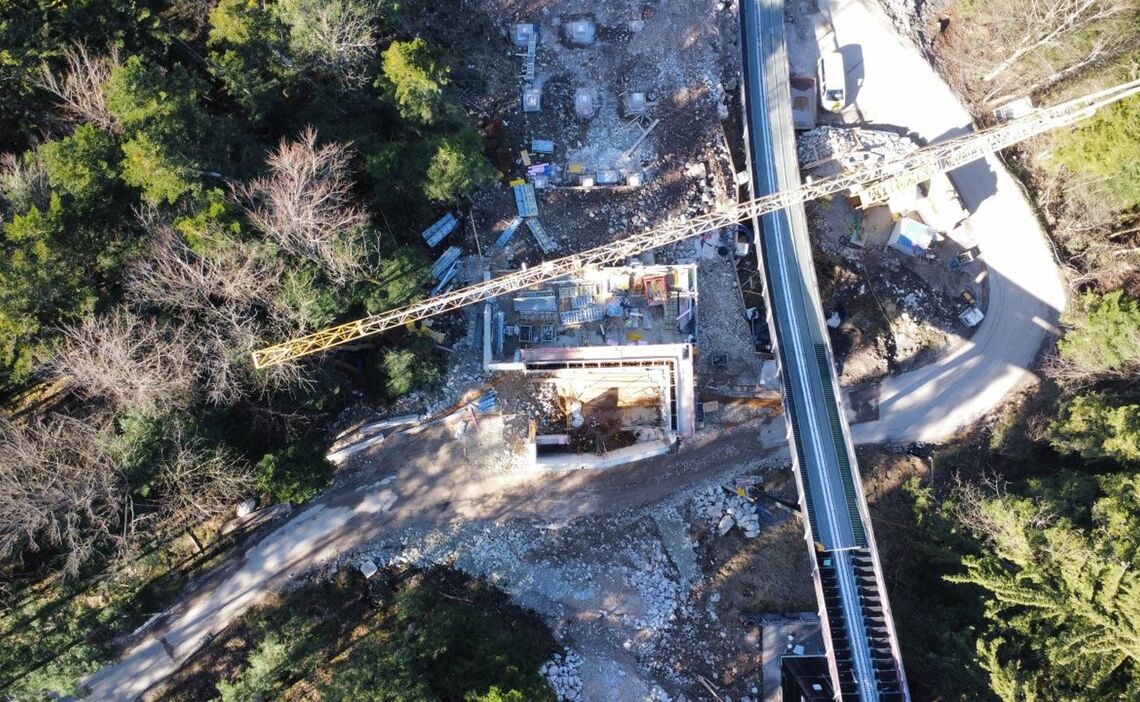 Herstellung Des Schanzentischgebaeude Klein