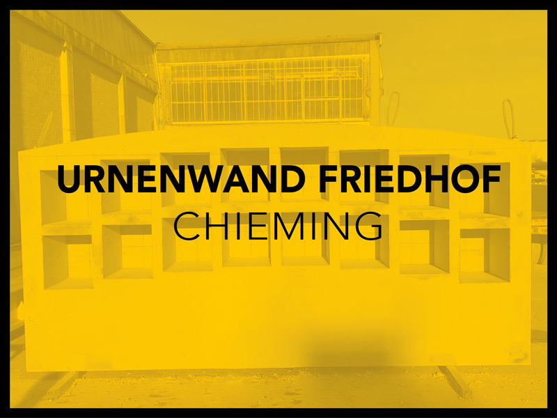 Chieming Friedhof Urnenwand