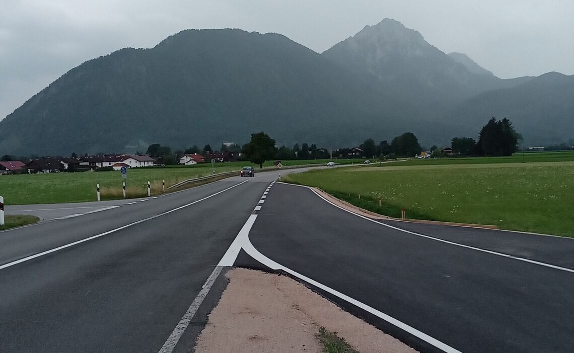 Verkehrsfreigabe Piding Zufahrt B20 Beschleunigung Unterfuehrung Klein