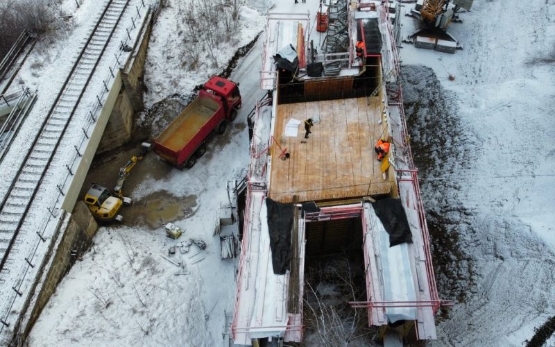Herstellung Rahmenbauwerk