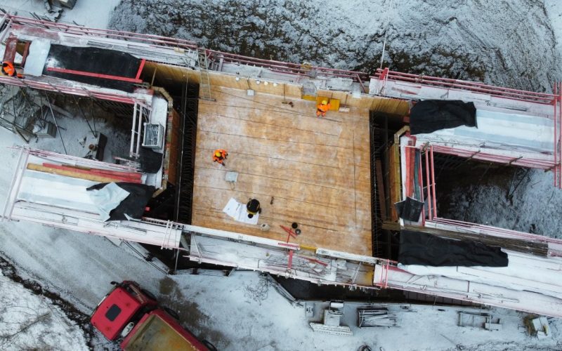 Herstellung Rahmenbauwerk