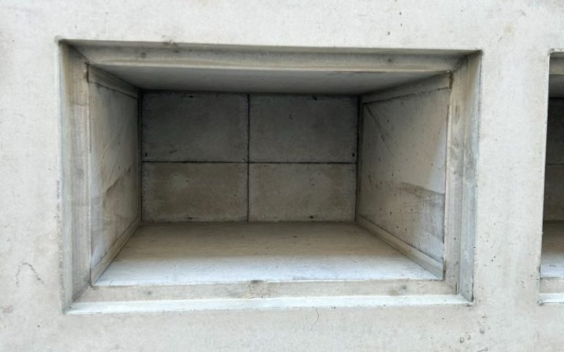 Urnenwand-Detailansicht