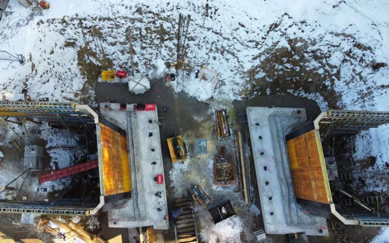 Herstellung Rahmenbauwerk
